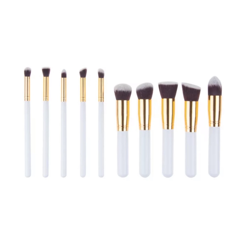 🔴 5/$20 White makeup brushes set NEW - Picture 3 of 4